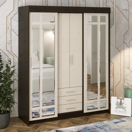 Корпус - ЛДСП Фасад - ЛДСП Зеркало с фацетом
